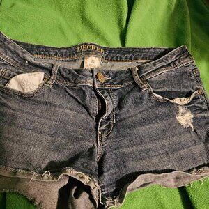 JEAN SHORTS JUNIORS  SIZE 11